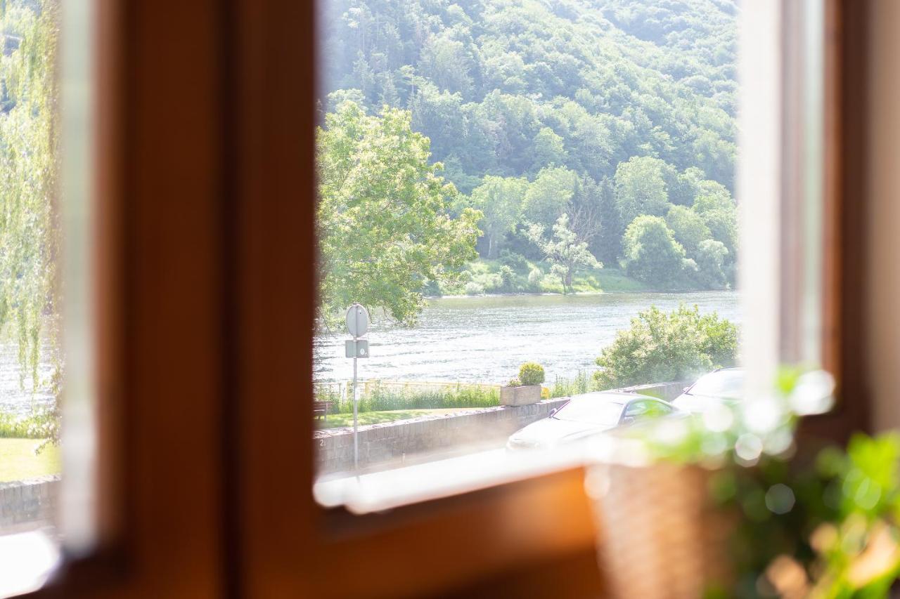 Haus Blaue Traube Mit Moselblick Appartement Ediger-Eller Buitenkant foto
