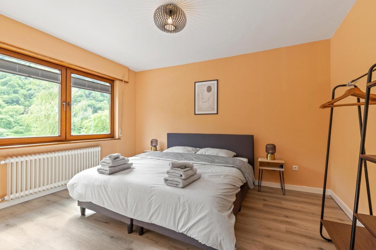 Haus Blaue Traube Mit Moselblick Appartement Ediger-Eller Buitenkant foto
